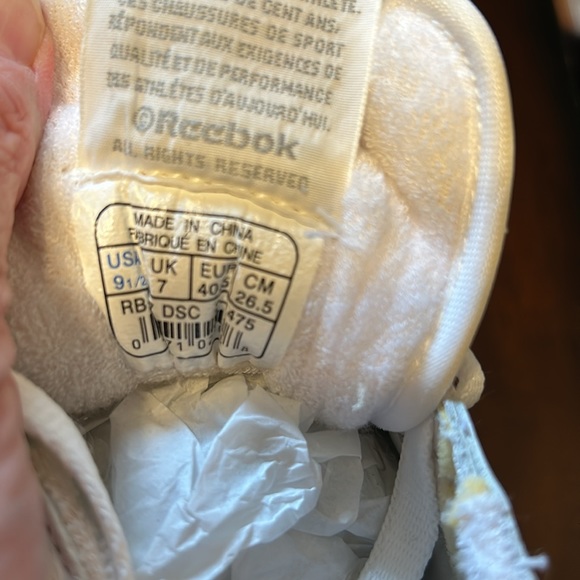 🩷HOST PICK🩷Reebok Princess White Classic Women US 9 1/2 Brand New in Box - Picture 13 of 16